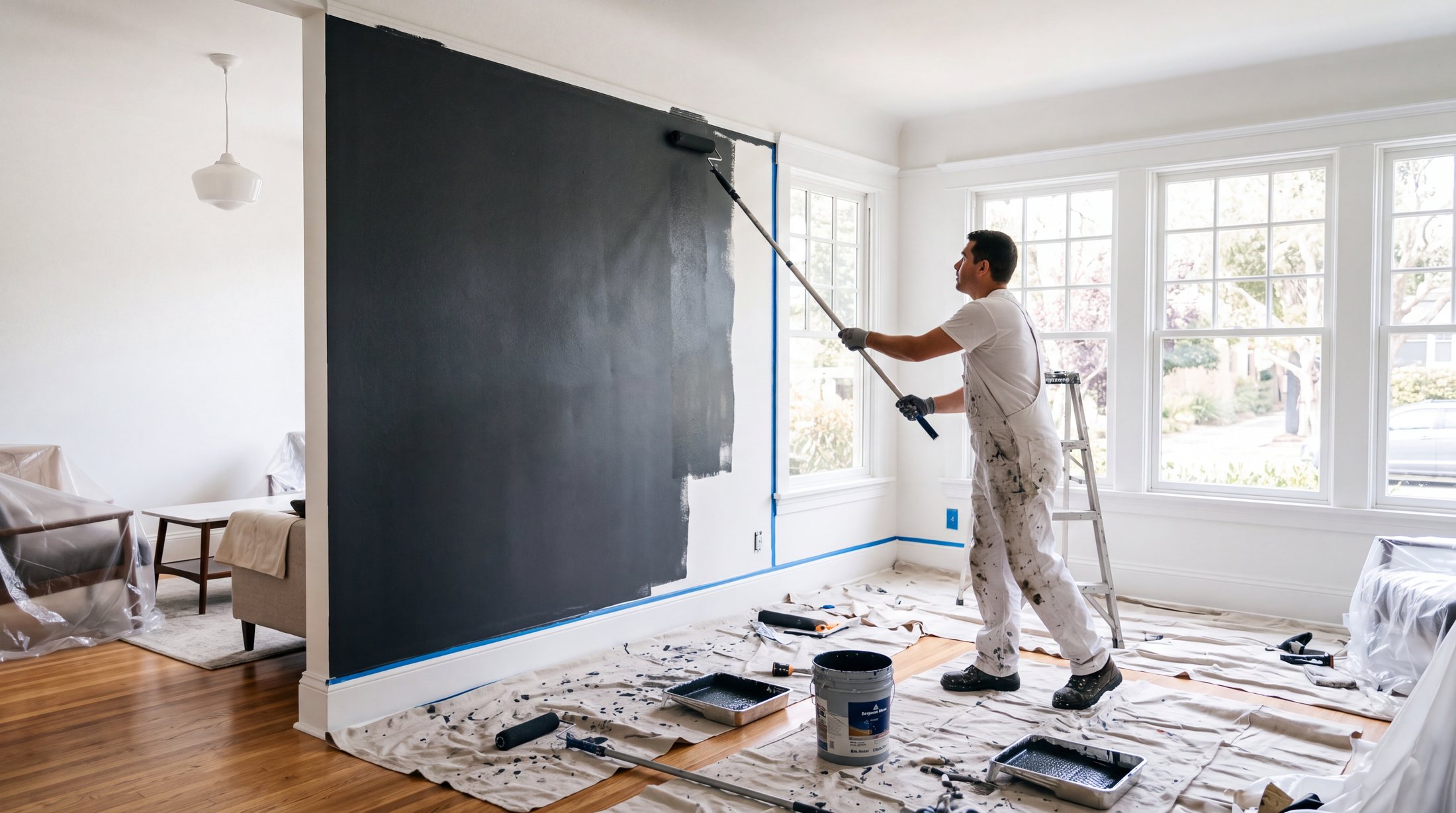 Interior accent wall